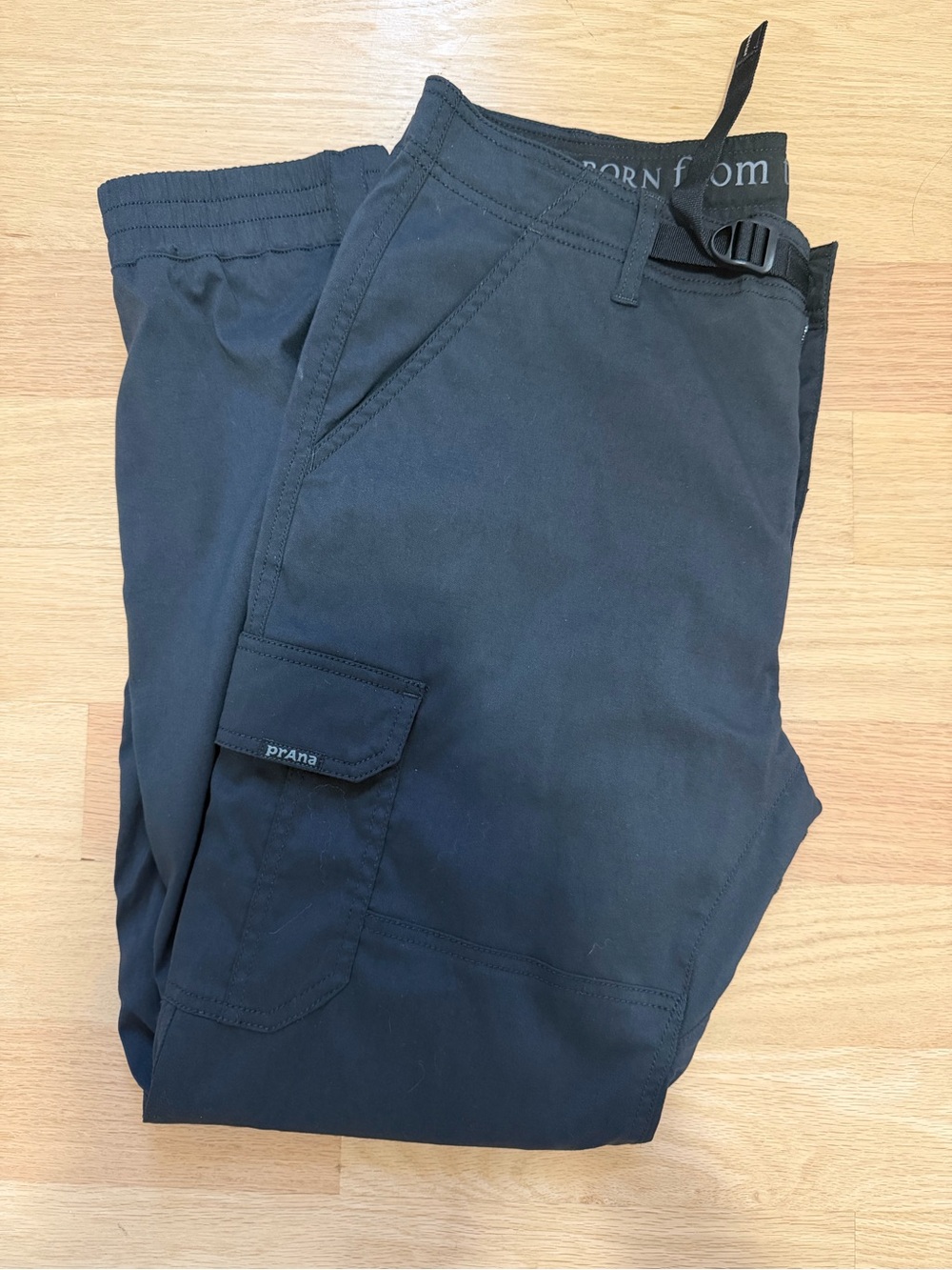 prAna Men’s Black Stretch Cargo Pants Size 34x30